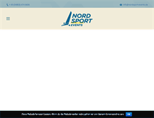 Tablet Screenshot of nordsport-events.de